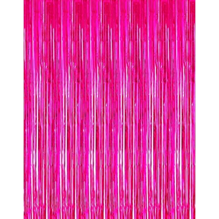 Silver Tinsel Doorway Curtain 240cm x 94cm Party Decoration
